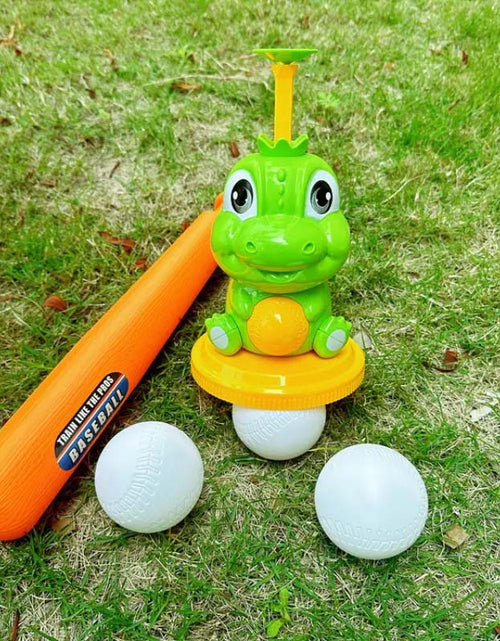 Load image into Gallery viewer, Cartoon Dinosaur Baseball Set for Kids - Perfect for Indoor &amp; Outdoor Fun
