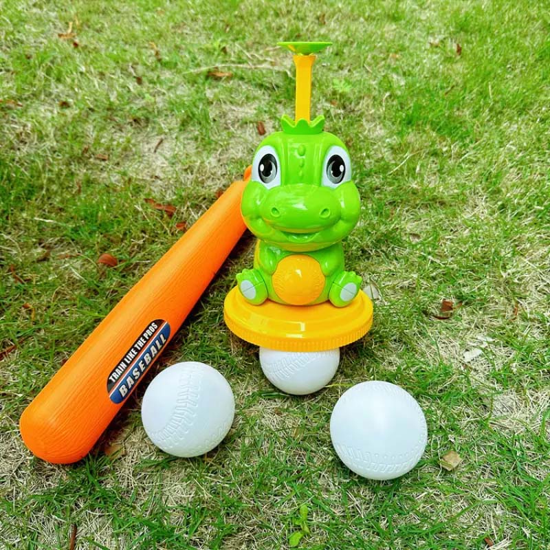 Cartoon Dinosaur Baseball Set for Kids - Perfect for Indoor & Outdoor Fun