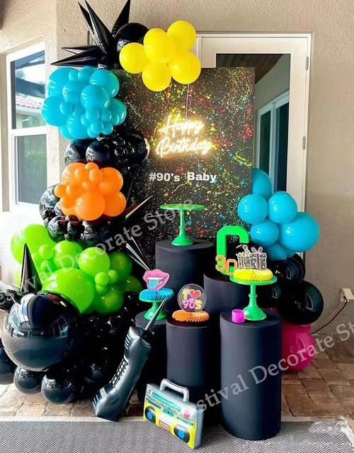 Load image into Gallery viewer, Colorful Water Drop &amp; Star Foil Balloons | Perfect for Parties 🎉🎈
