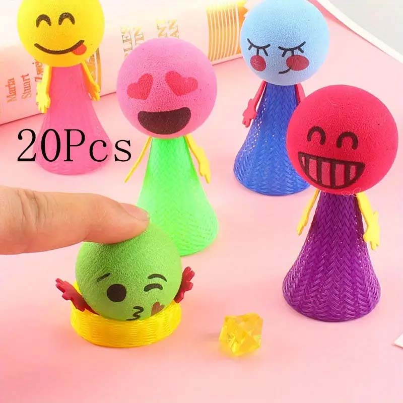 20pcs Colorful Bounce Toys - Perfect Party Gifts for Kids