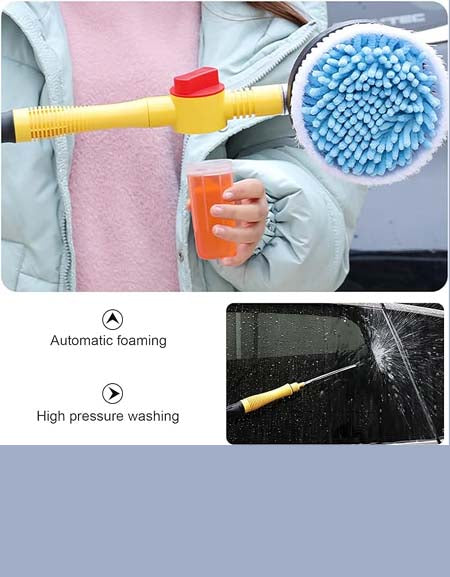 Load image into Gallery viewer, Automatic Spin Car Wash Brush: Rotary Washing Kit for Cars &amp; Trucks
