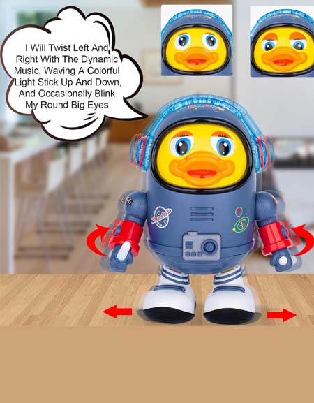 Galactic Groove Space Duck: Electric Music Toy for Toddlers