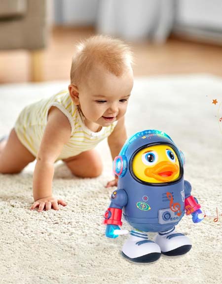 Galactic Groove Space Duck: Electric Music Toy for Toddlers
