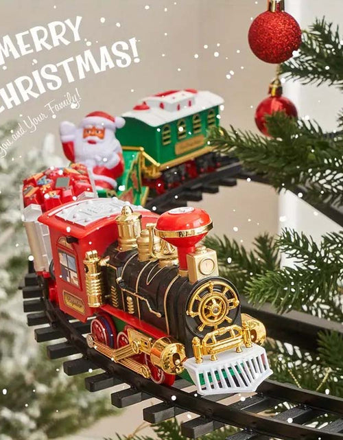 Load image into Gallery viewer, Electric Christmas Train Set | Perfect Holiday Decor &amp; Gifts
