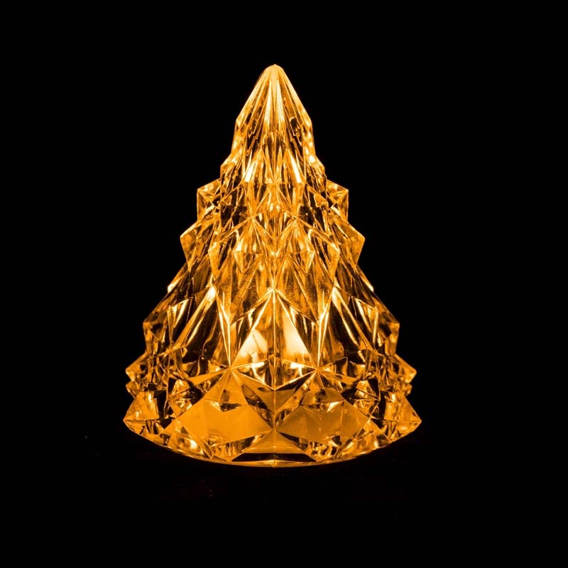 Christmas Tree Iceberg Diamond Crystal Lights - Yellow