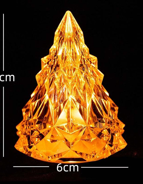 Load image into Gallery viewer, Christmas Tree Iceberg Diamond Crystal Lights - Yellow
