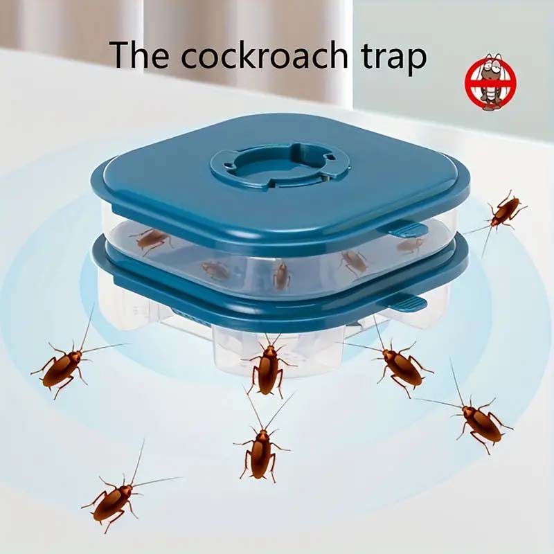 Eco-Friendly Reusable Cockroach Trap - Bait-Free Insect Catcher