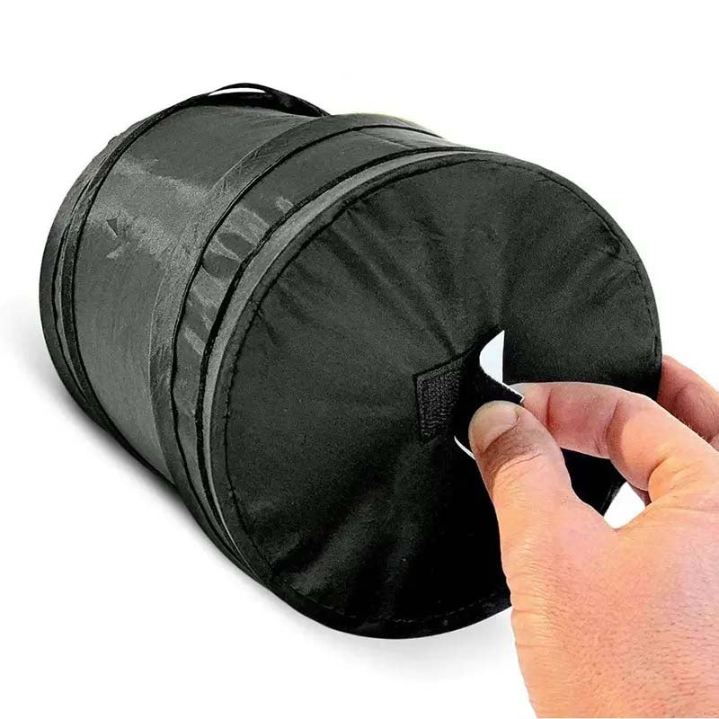 Collapsible Leak-Proof Car Trash Can – Black Waste Bin & Cooler Bag