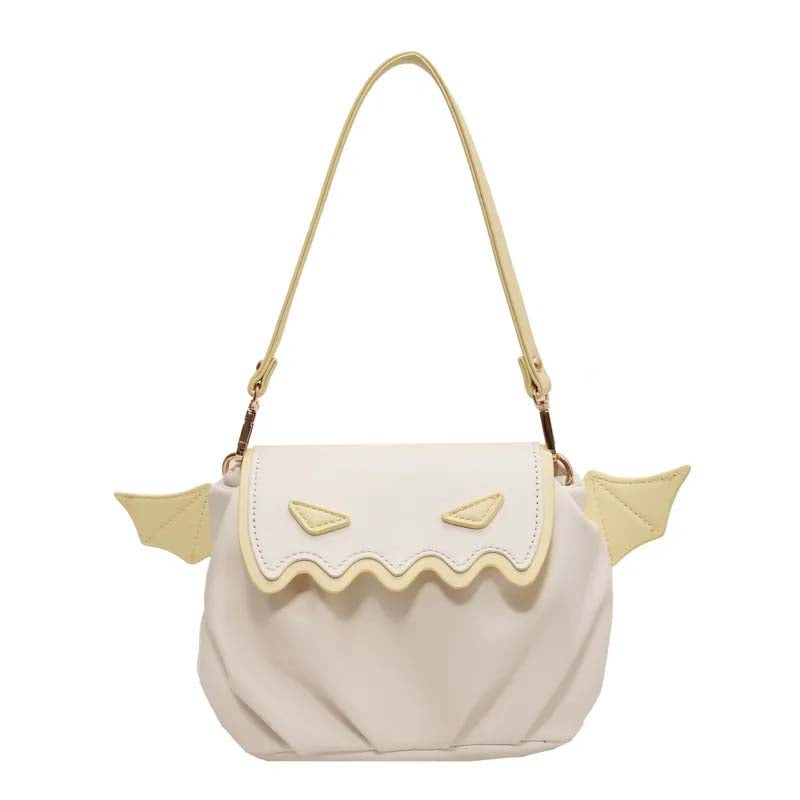 Halloween Pumpkin Crossbody Bag | Cute Cartoon with Wings