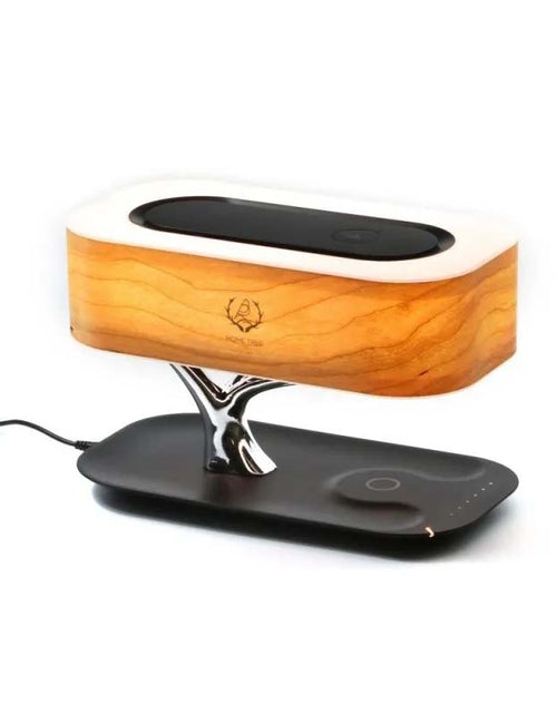 Load image into Gallery viewer, Creative Tree Light Lamp – Bluetooth Speaker &amp; Wireless Charger
