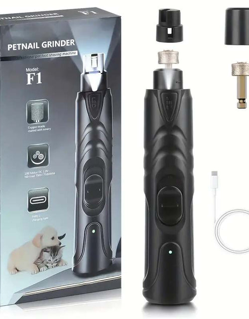 Load image into Gallery viewer, Quiet LED Dog Nail Grinder - Rechargeable &amp; Painless Pet Trimmer
