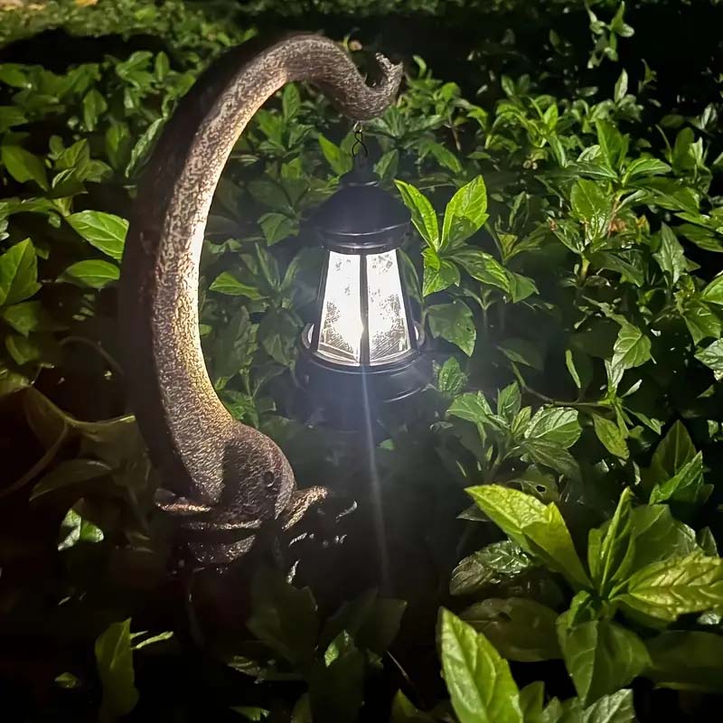 Solar Powered Elephant Statue - Color-Changing LED Garden Decor