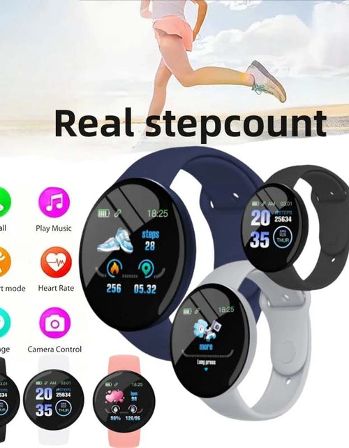 Load image into Gallery viewer, D18 Smart Watch: Bluetooth, Music, Fitness, Sleep Monitor - Men &amp; Women
