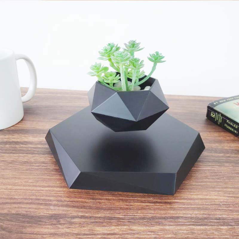 Floating Magnetic Levitating Air Plant Pot – Creative Home & Office Decor