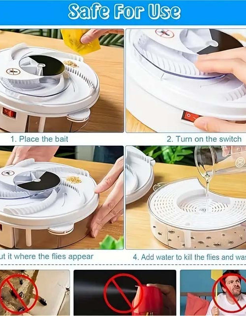 Load image into Gallery viewer, USB Electric Fly Trap – Indoor Insect Catcher
