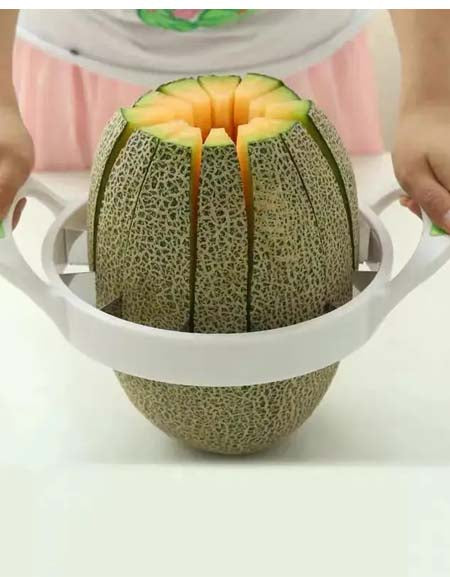 Stainless Steel Watermelon Cutting Tool: Kitchen Accessories, Drop Shipping - Green