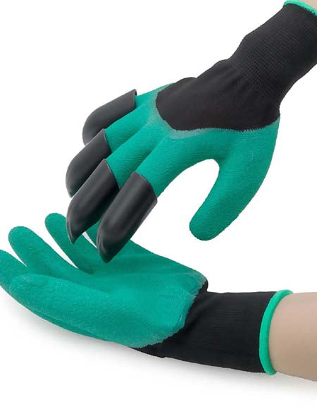 Load image into Gallery viewer, GardenGuard Gloves: Anti-Wear, Anti-Slip, Four-Claw Digging &amp; Insulating Protection
