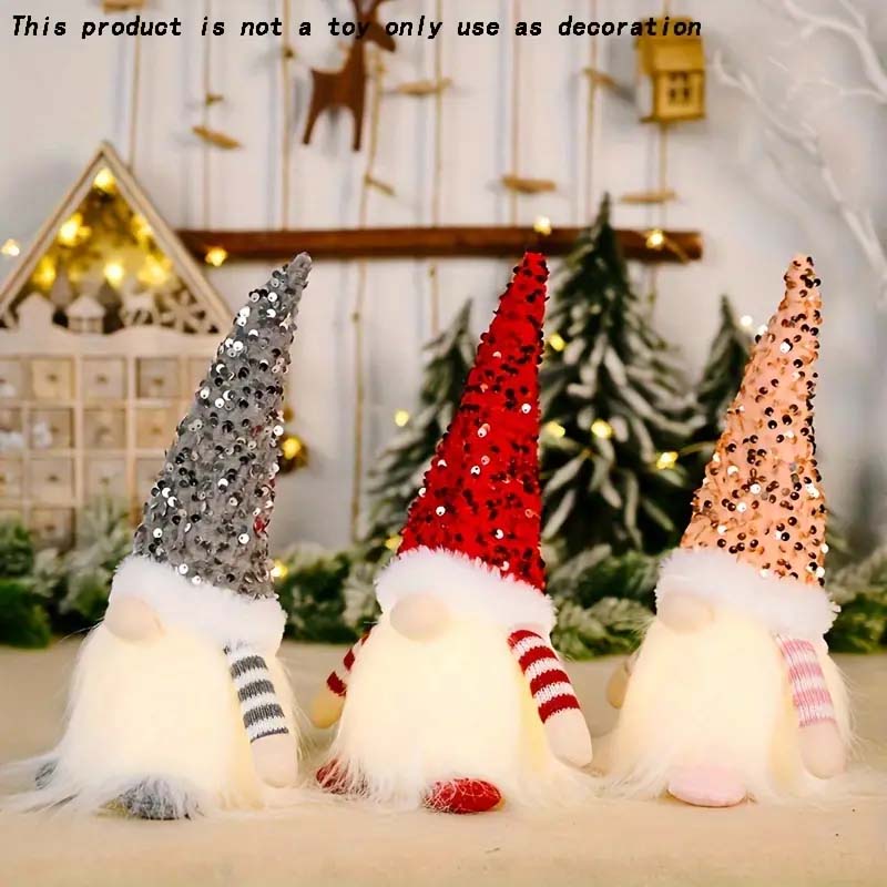 Glowing Christmas Doll Ornaments - Light Up Your Holiday Decor