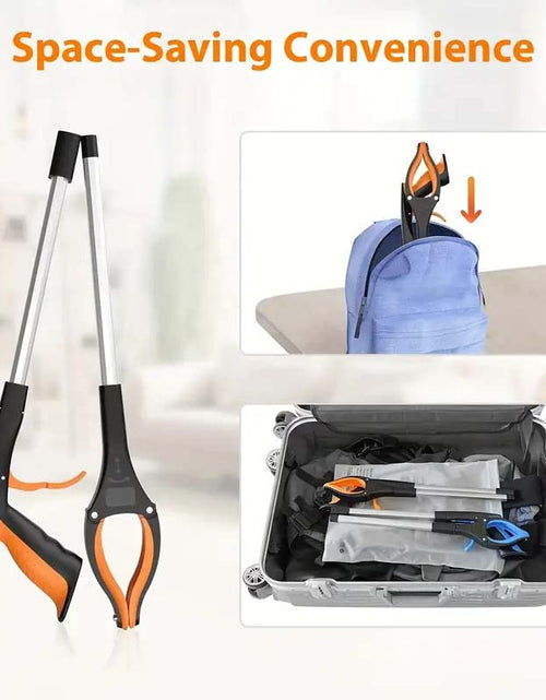 Load image into Gallery viewer, Foldable Grabber Tool Set - 360° Rotating Jaw, Magnetic Tip, Lightweight &amp; Heavy Duty
