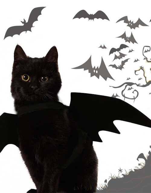 Load image into Gallery viewer, 🎃 Halloween Bat Wing Pet Costume - Spooky Fun for Cats &amp; Dogs
