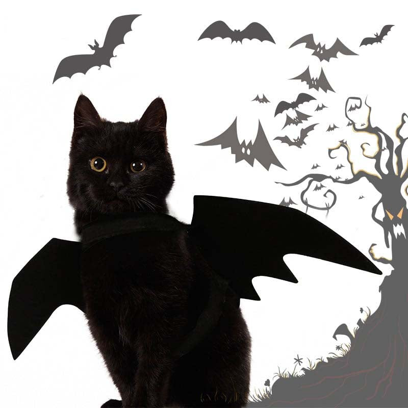 🎃 Halloween Bat Wing Pet Costume - Spooky Fun for Cats & Dogs