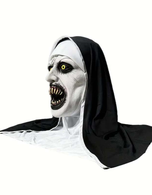 Load image into Gallery viewer, Qualteus Funky Nun Latex Mask Creepy Halloween
