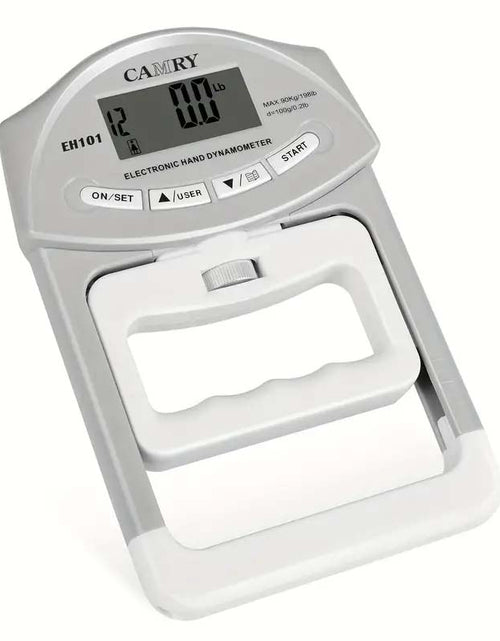 Load image into Gallery viewer, Camry Digital Hand Dynamometer - 198lbs Grip Strength Meter, Portable, Battery-Powered
