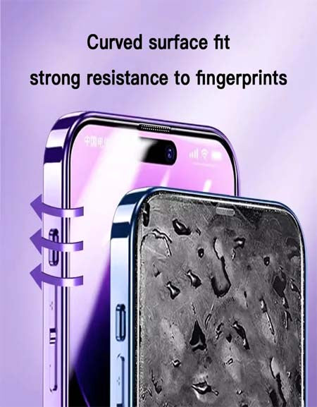 Load image into Gallery viewer, iPhone Anti-Spy Tempered Glass with Auto Dust Removal - Protect Your Privacy with Crystal Clear Display Zydropshipping
