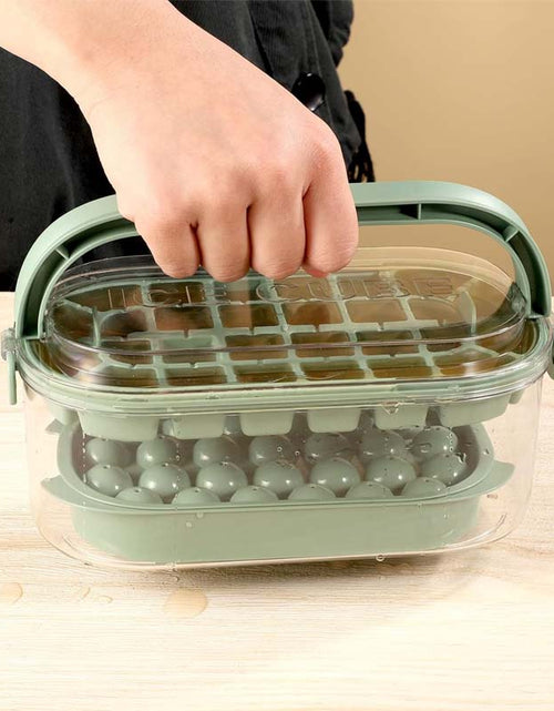 Load image into Gallery viewer, Ice Tray with Storage Box Tong Scoop
