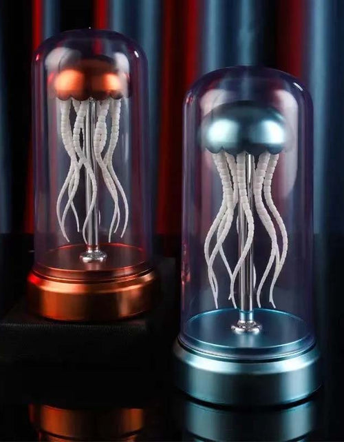 Load image into Gallery viewer, Luminous Mechanical Jellyfish Music Box – Singing Ornament &amp; Ambient Light
