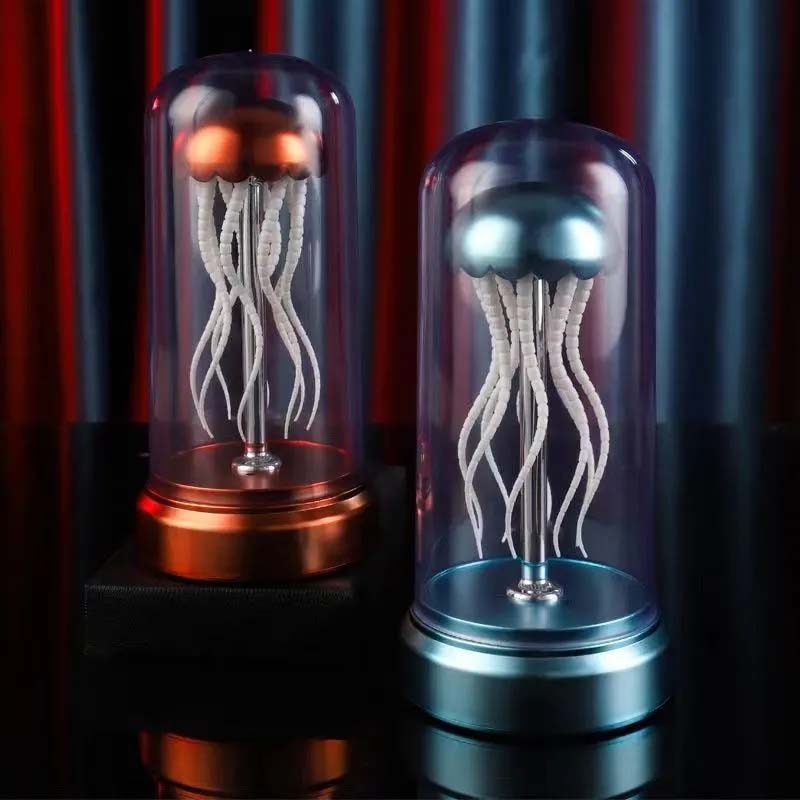 Luminous Mechanical Jellyfish Music Box – Singing Ornament & Ambient Light