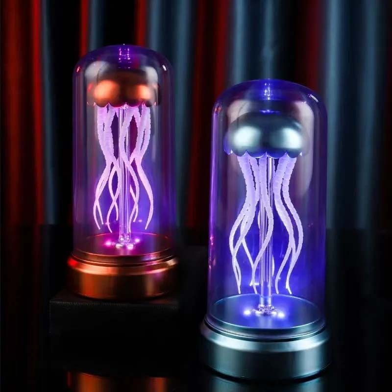 Luminous Mechanical Jellyfish Music Box – Singing Ornament & Ambient Light