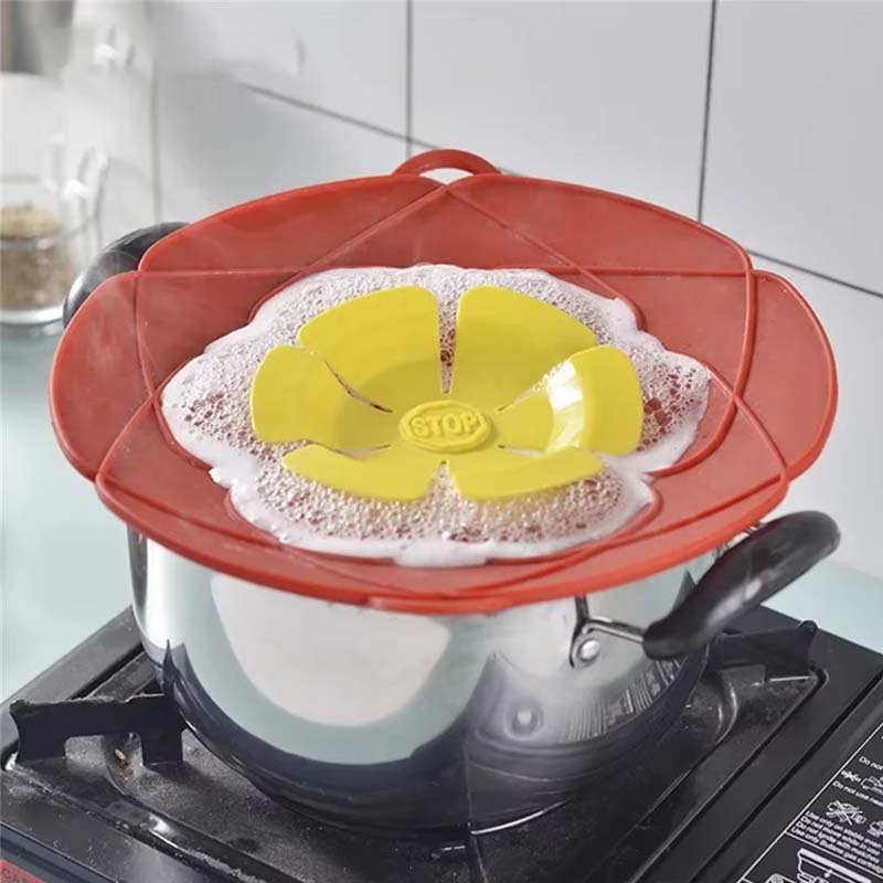 Multifunctional Spill-Proof Silicone Pot Lid