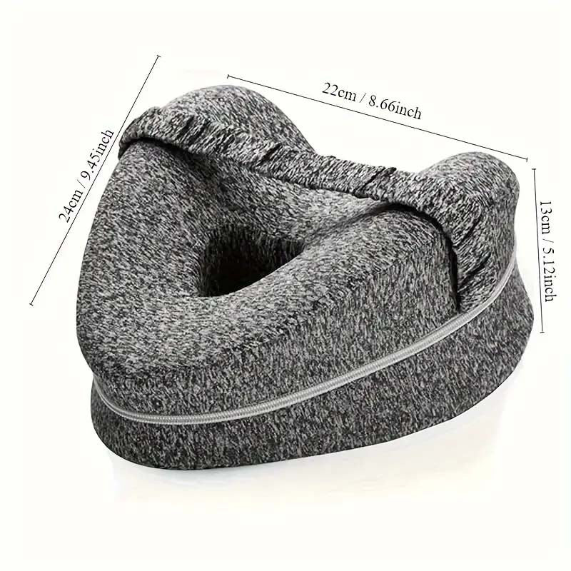 BEAUTRIP Ergonomic Memory Foam Knee Pillow with Strap for Side Sleepers