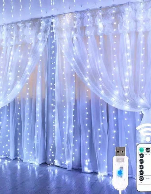 Load image into Gallery viewer, LED Fairy Curtain Lights for Indoor &amp; Outdoor Decor | Warm Glow
