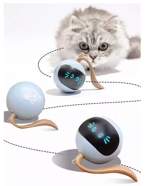 Load image into Gallery viewer, Automatic Smart Fitness Training Pet Cat AI Toy - Luminous LED Magic Ball
