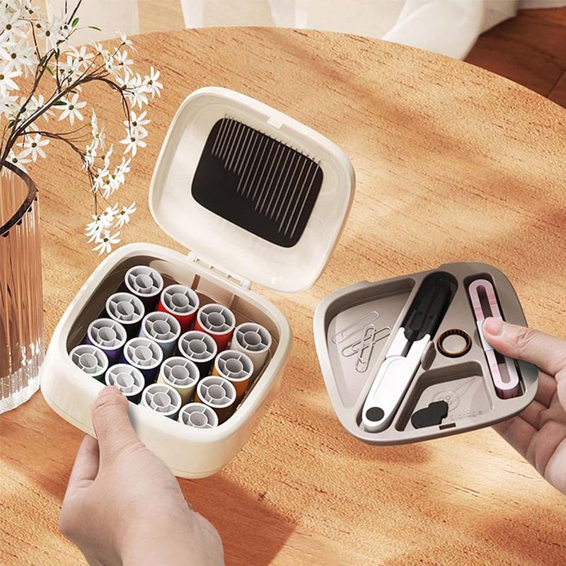 Magnetic Sewing Tool Set with Needle and Thread Kit