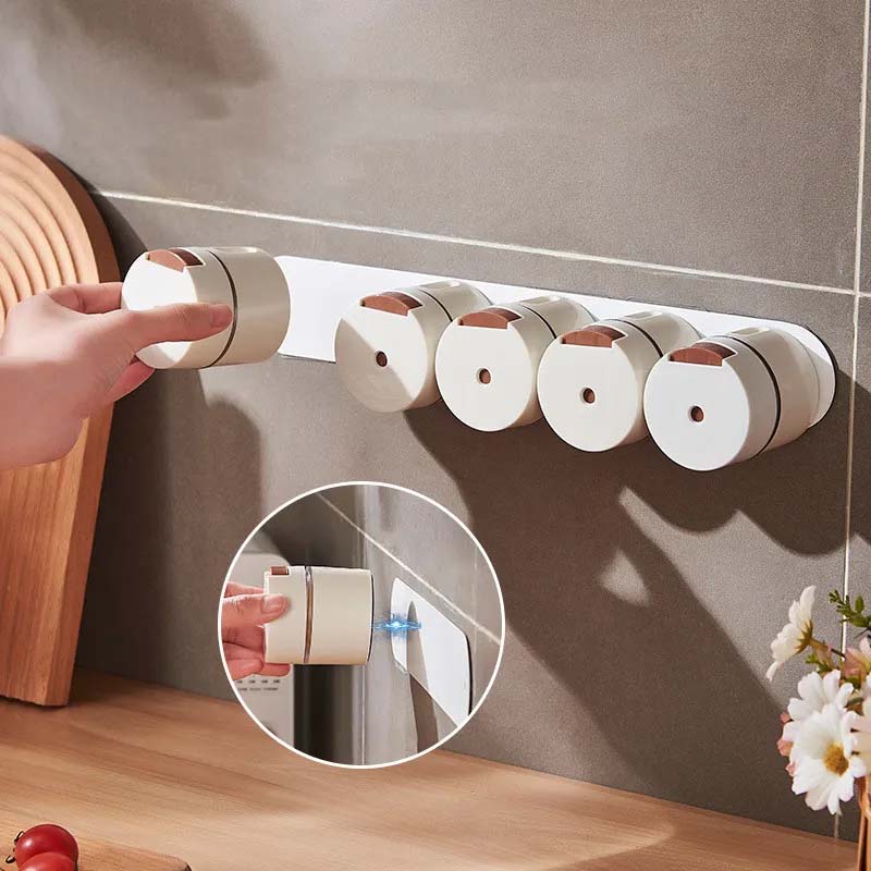 Magnetic Wall-Mounted Salt Control Bottle