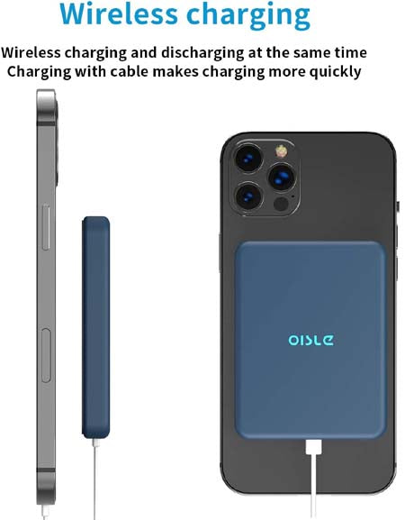 Load image into Gallery viewer, 5000mAh Wireless Charging Portable Power Bank
