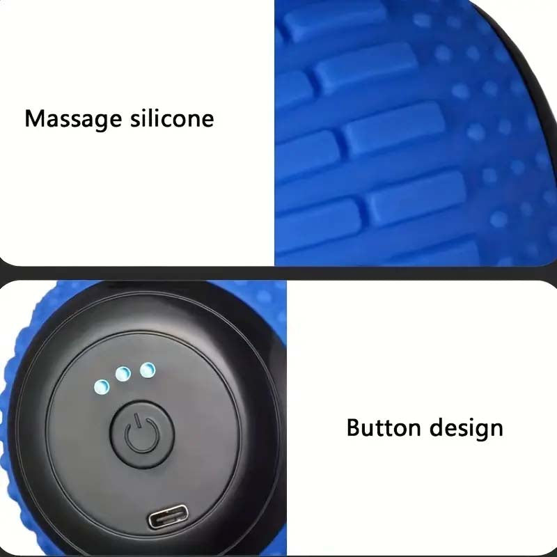 Rechargeable Heat & Vibration Massage Ball - Deep Tissue Self Massager