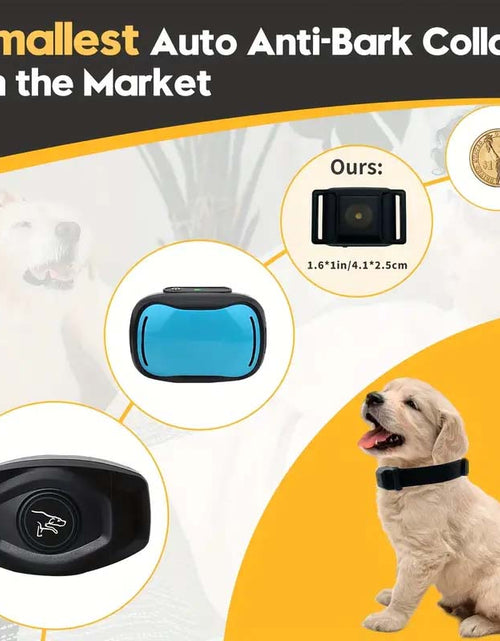 Load image into Gallery viewer, Mini Bark Collar for Small Dogs - Humane &amp; Adjustable Training Aid
