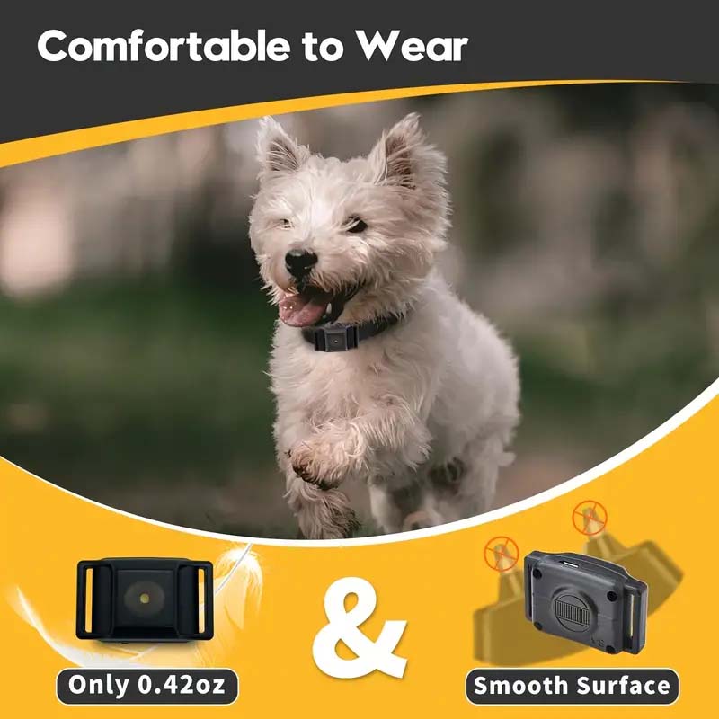 Mini Bark Collar for Small Dogs - Humane & Adjustable Training Aid