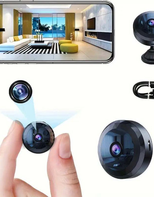 Load image into Gallery viewer, Mini WiFi Security Camera - Night Vision, Motion Detection, Compact &amp; Discreet
