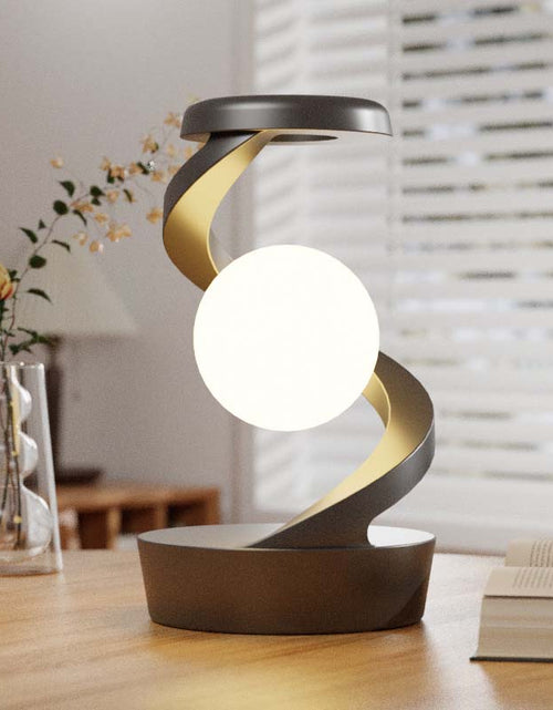 Load image into Gallery viewer, Rotating Moon Desk Lamp With Phone Wireless Charging
