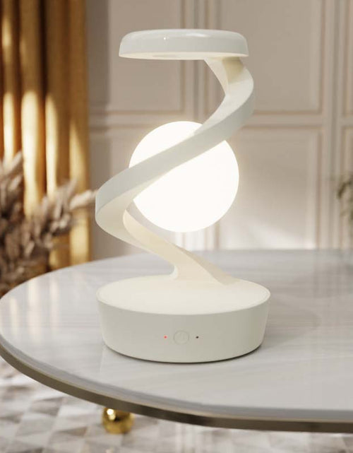 Load image into Gallery viewer, Rotating Moon Desk Lamp With Phone Wireless Charging
