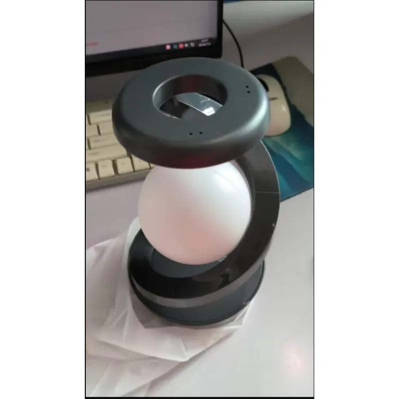 Rotating Moon Desk Lamp With Phone Wireless Charging