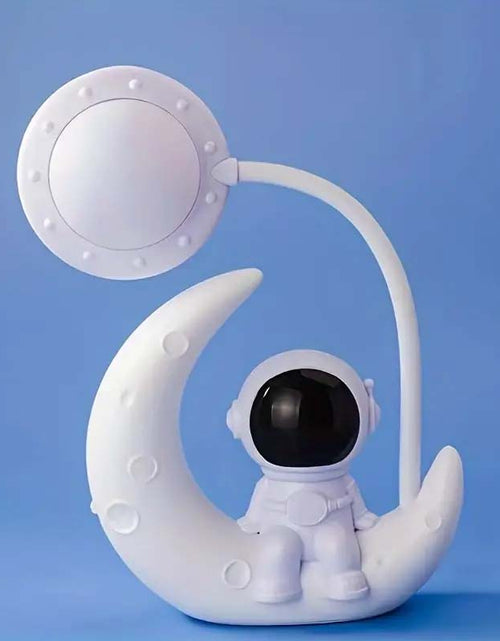 Load image into Gallery viewer, Moon Astronaut LED Nightlight - USB Rechargeable Desk Lamp
