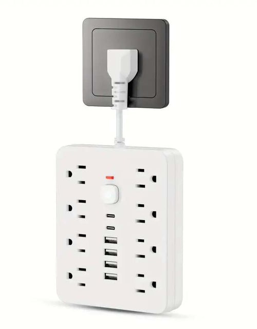 Load image into Gallery viewer, 14-in-1 Power Adapter: USB, Type-C, AC Outlets, Surge Protector
