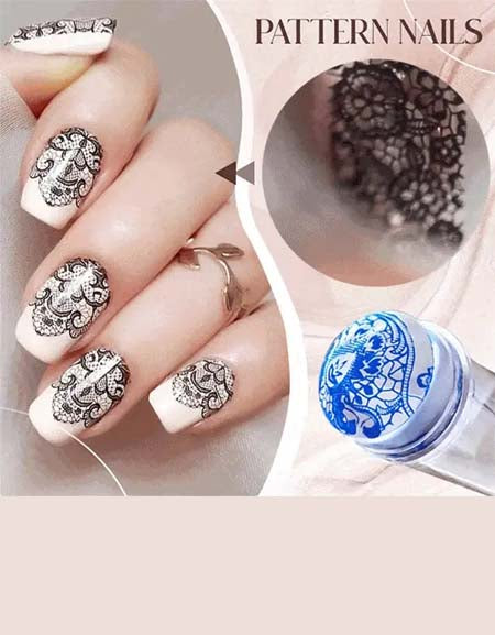 Jelly Stamp Nail Art Nail tip-styling Delight