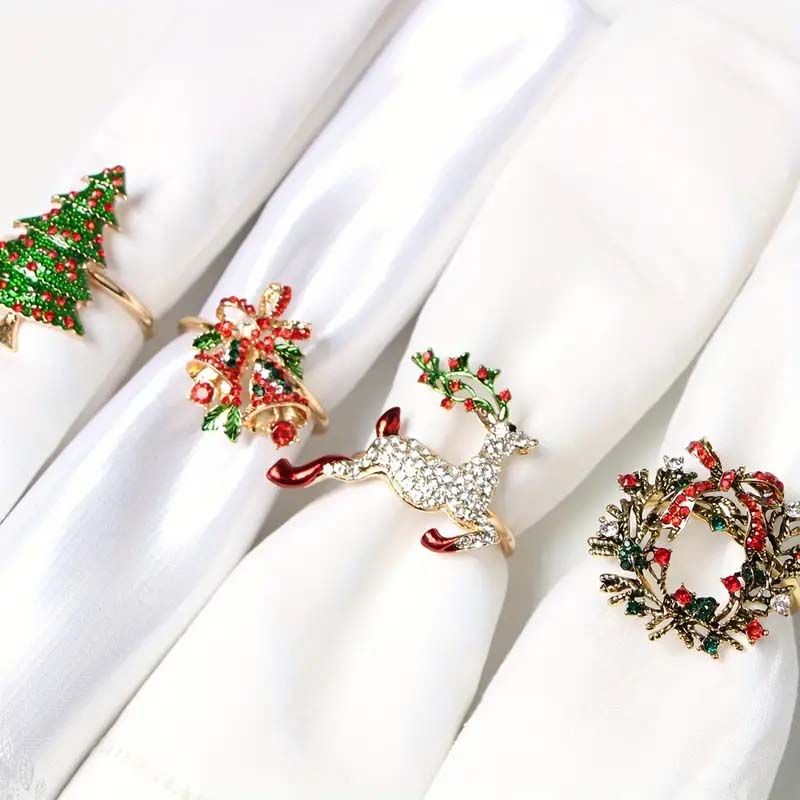 Elegant Golden Napkin Rings – Perfect for Any Occasion